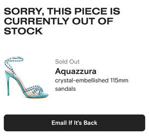 Brand New Aquazzura Heels