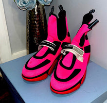 Load image into Gallery viewer, Prada Neon Pink Sneakers
