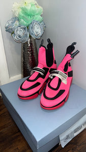 Prada Neon Pink Sneakers