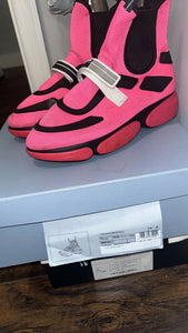 Prada Neon Pink Sneakers