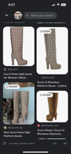 Load image into Gallery viewer, Gucci G Rhombus Platform Boots
