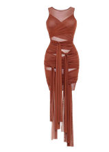 Load image into Gallery viewer, Mocha Wrap Dress
