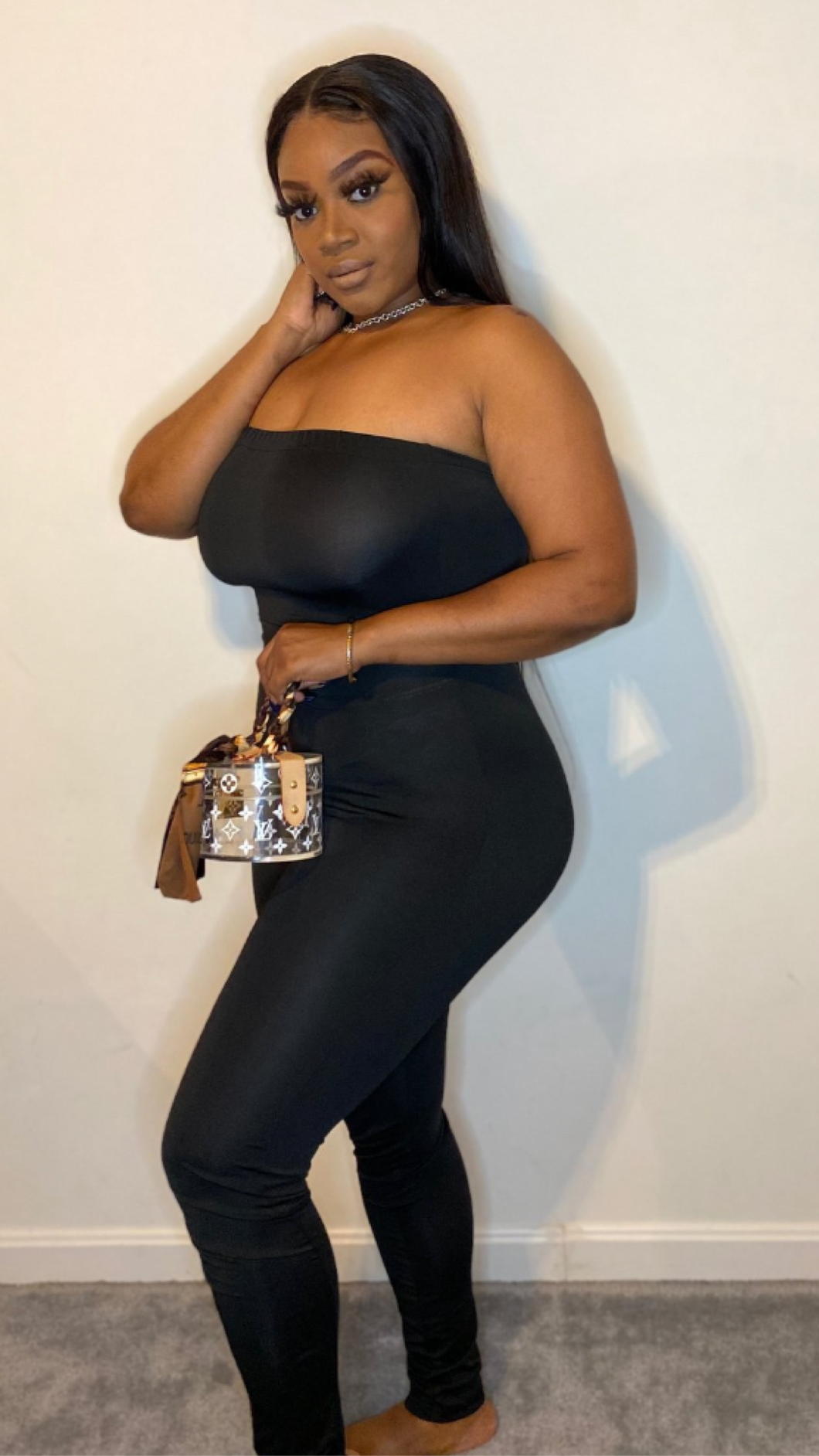 Black Out Jumpsuit (M/L-XL)